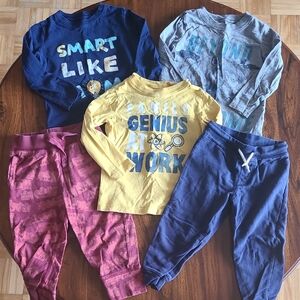 Kids Graphic Long Sleeve Shirts and Joggers Set (🛍 Bundle ANY 6/$36)
